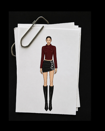 Look 8 de la colección Inostroza Studio