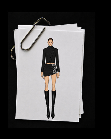 Look 10 de la colección Inostroza Studio